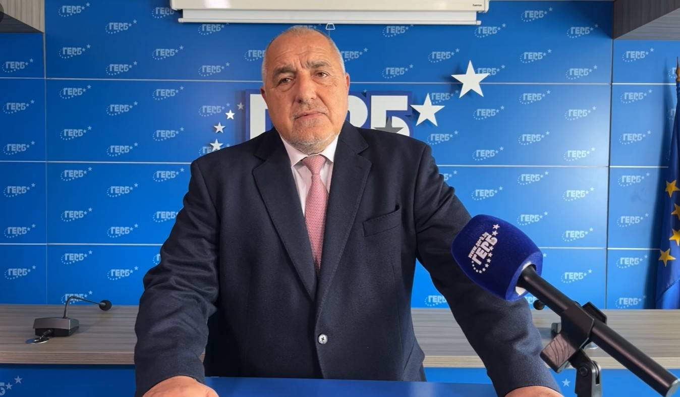  Лидерът на ГЕРБ Бойко Борисов 